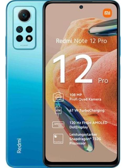 Celular Xiaomi Redmi Note 12 Pro 6gb 128gb 108mpx Star Blue